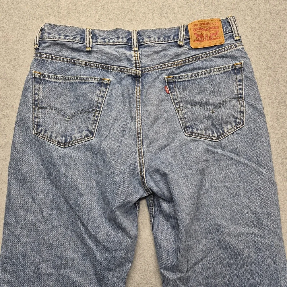 Levi's 560 Jeans Mens 38x34 Light Wash Comfort Fit Tapered Leg Denim
